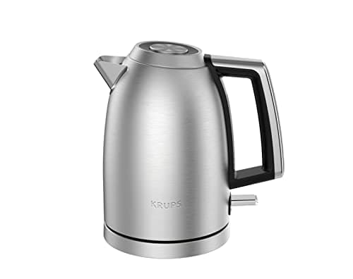 Krups Excellence BW552D10 Electric Kettle, Capacity 1.7 L, Premium Brushed Stainless Steel, 360° Base, Hidden Resistance, Anti-Limescale Filter - Image 2
