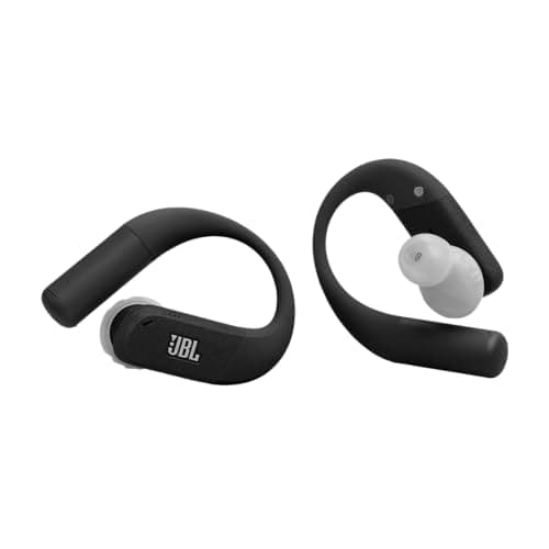 Écouteurs de sport sans fil JBL Endurance Peak4 à réduction de bruit intra-auriculaire BT, 48hrs d'autonomie, TwistLock Secure Fit, étanche à l’eau et à la poussière IP68, son JBL Pure Bass, noir/gris - Image 3