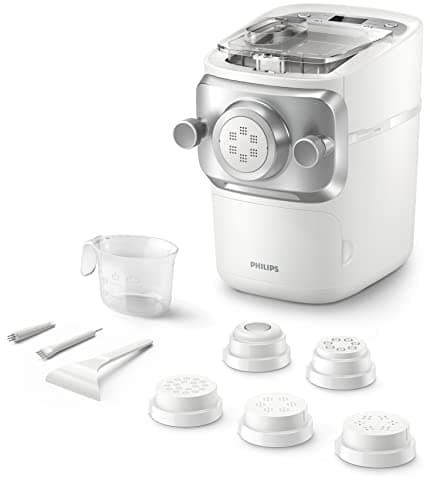 Philips Series 7000 Pasta Machine - ProExtrude Technology, Fully Automatic, Perfect Mixing Technology, 6 Shaping Discs, White (HR2660/00) - Image 4
