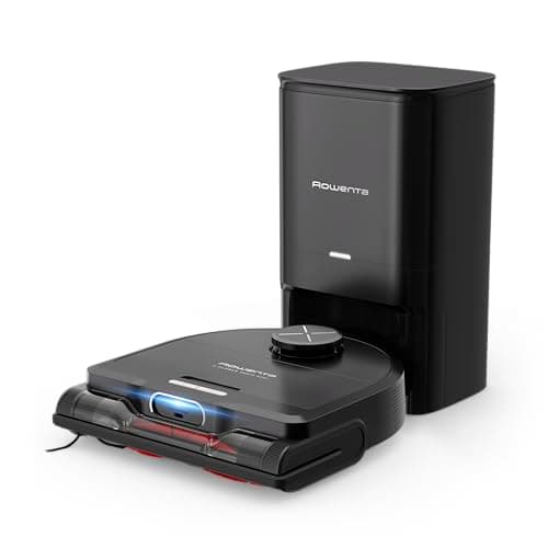 Rowenta X-Plorer Series 220+ Animal Robot Vacuum Cleaner, Extra Large Brush, Vibrating Mop XL, 5600 Pa, Laser Navigation RR9495WH, Black - Image 5