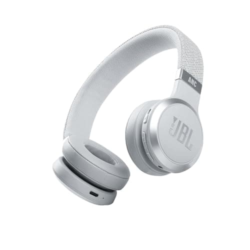 JBL Live 460NC – Casque audio supra-auriculaire sans fil – Écouteurs Bluetooth avec réduction de bruit et commande pour appels – Autonomie jusqu'à 50 heures – Blanc - Image 3