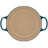 Le Creuset Signature Enameled Cast Iron Round Casserole, 5.5 qt, Dark Teal - Image 5