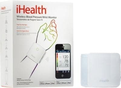 Ihealth BP7 Wireless Bluetooth Wrist Voltage Meter Compatible with iPad iPhone-IHE001 - Certified by France Medical Industry