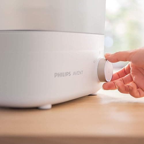 Philips AVENT SCF293/01 Premium Baby Bottle Steriliser and Dryer Eliminates 99.9% of Bacteria Chemical Free Capacity 6 Bottles/Dummies and Accessories - Image 6