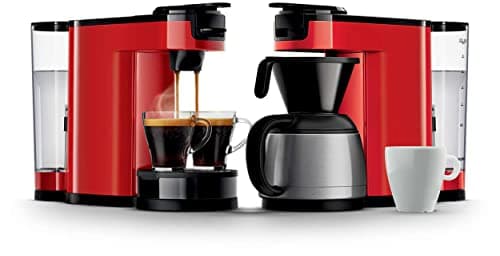 Philips Domestic Appliances SENSEO Switch Coffee Pod and Filter Machine - 2 in 1 Technology, 1 L Water Tank, 7 Cups in One Time, Red (HD6592/85) - Image 7
