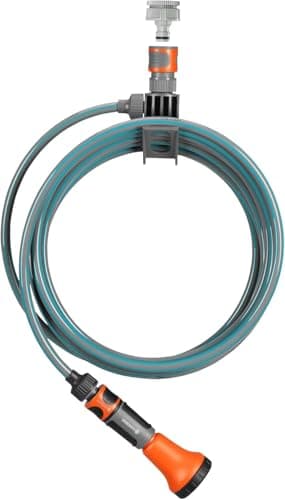 Gardena 7.5 m Spiral Hose for Balconies and Patios: Garden Hose with Integrated Hose Holder, 9 mm Hose Diameter, Original Gardena System Parts and Sprayer (18411-20) - Image 2