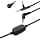 kwmobile Compatible with Sony WH-1000XM5 / WH-1000XM4 / MDR-100ABN / V-Moda - Replacement 3.5mm Headphone Cable with Mic and Volume Control - Image 7