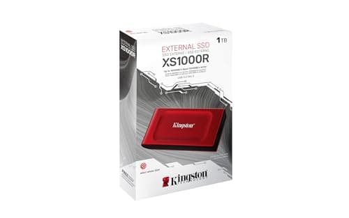 Kingston XS1000 1TB External SSD USB 3.2 Gen 2 Portable Solid State Drive Red -SXS1000R/1000G - Image 4