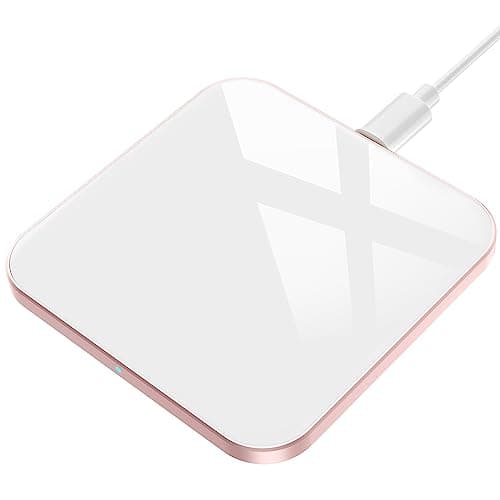 AGPTEK Wireless Charger, 15W Induction Charger for iPhone 16/15/14/13/12/11/16e/SE/XS/XR/8, for Samsung Galaxy S25/S24/S22/S21/S10E/S9/S8, Note 20/10/9/8, AirPods3/Pro, White - Image 3