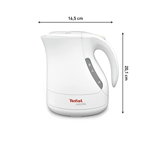 Tefal Justine BF512011 Cordless Electric Kettle, Capacity 1.2 L, Hidden Resistor, Visible Water Levels, 360° Rotating Base, Anti-Limescale Filter, Justine BF512011 - Image 4