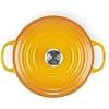 Le Creuset Signature Enamelled Cast Iron Casserole with Lid, 20 cm, Round, 2.4 L, 3.1 kg, Nectar, 21177206724430 - Image 5