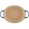 Le Creuset Signature Enamelled Cast Iron Casserole Dish with Lid, 29 cm, Oval, 4.7 L, 4.7 kg, Deep Teal, 21178296422430 - Image 7