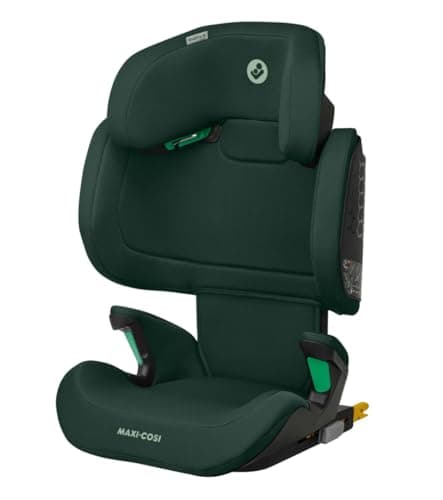 Maxi-Cosi Rodifix R i-Size, ISOFIX Car Seat, 3-12 Years, 100-150 cm, ClimaFlow Technology, G-CELL Side Impact Protection, Adjustable Height, Quick and Easy Buckle, Authentic Green - Image 2