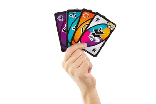 Mattel Games UNO Flip, New Delusional Version Double-Sided, Card Game for Kids and Adults, Board Game for Family Night, 2-10 Players, Toy for 7+ Years, GDR44 - Image 6