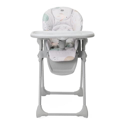 Chicco Polly Easy High Chair for 6-36 Months, Adjustable Height and Reclining Highchair, 4 Wheels, Compact Closure, Removable Tray and Adjustable Footrest, 6-36 M - Image 3