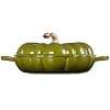 Le Creuset Enamelled Cast Iron Pumpkin Casserole Dish, 2.6 Litre, Olive - Image 5