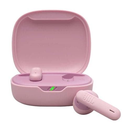 JBL Wave Flex 2, Wireless Bluetooth Headphones, 40 Hours of Battery Life, JBL Pure Bass Sound, Smart Ambient Technology, IP54 Water and Dust Resistance, Multi-Point Connection, Pink - Image 2