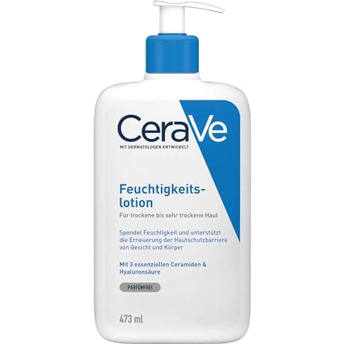CeraVe Moisturizing Lotion for Dry to Very Dry Skin with 3 Essential Ceramides and Hyaluron 473ml - Image 3