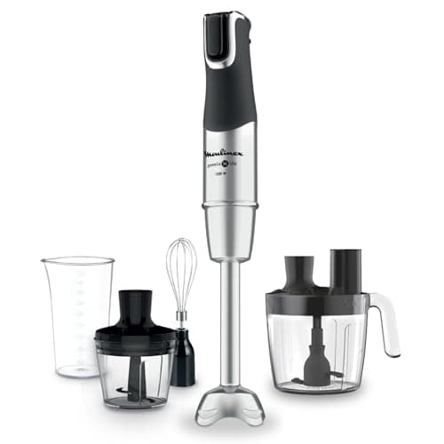 Moulinex InfinyForce Pro 1200W Hand Blender, Heavy Duty Powelix Blades, 5 Functions, Adjustable Speed, Chopper, Whisk, Measuring Cup, Accessory Kit, Dishwasher Safe, DD95JD10 - Image 3
