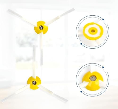 MIRTUX Replacement Pack of 3 Side Brushes Compatible with Roomba 500, 600 and 700 Series – Set of 3 Blades – High Quality Replacement Parts - Image 5
