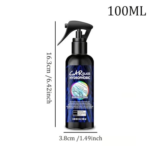 Nettoyant Dégraissant Vitres Voiture | 100ml Nettoyant Imperméable Pare-brise Auto - Polish Automobile pour Pneus Meubles Garage Intérieur Extérieur Moto Camion - Image 6