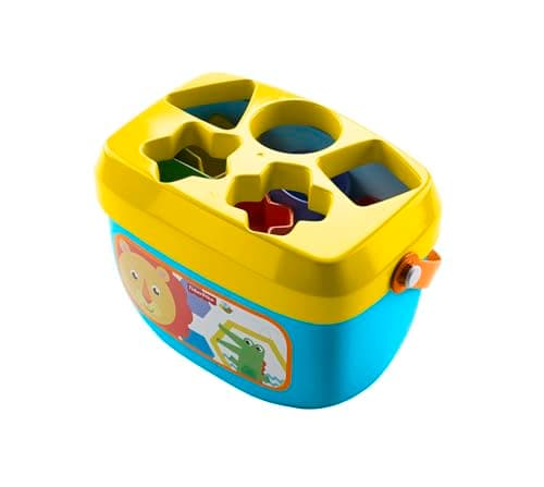 Fisher-Price FFC84 My Baby Toy Shape Sorter Box with 10 Blocks for Learning to Sort and Stack, Bright Colours, 6 Months and Above - Image 6