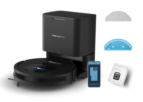 Rowenta X-PLORER Serie85+, Aspirateur robot laveur, 6000Pa, Détection laser 360°, Vidage automatique de la poussière, RR87D5FE, Noir - Image 5