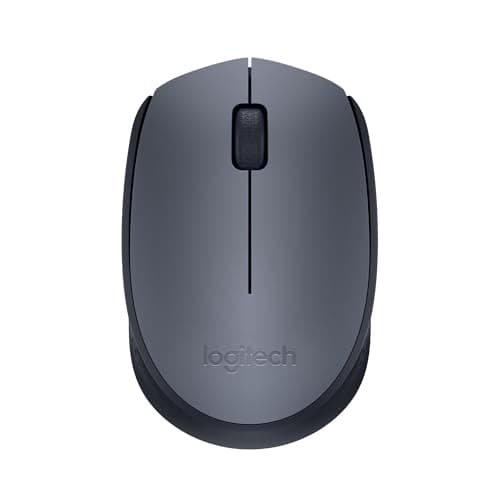 Logitech M170 2.4GHz Wireless Mouse with Nano Receiver, Optical Tracking, Long-Life Battery 12 Months, Ambidextrous, Compatible with PC/Mac/Laptop - Grey Black - Image 2