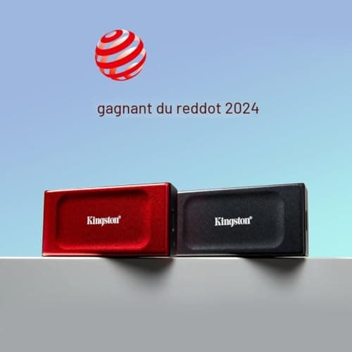 Kingston XS1000 1TB External SSD USB 3.2 Gen 2 Portable Solid State Drive Red -SXS1000R/1000G - Image 5