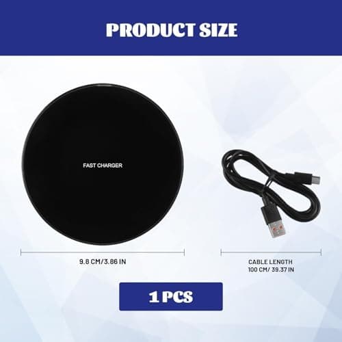 Induction Charger, 20W Induction Charger for Samsung, Wireless Charger Induction Charger for iPhone, Wireless Charger for iPhone 16/15/14/13/12, for Samsung Galaxy S24/S23/S22/S21/S20/S10 - Image 4