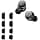 kwmobile 8 x Replacement Silicone Eartips for Sennheiser Momentum True Wireless 4 Black - Image 5