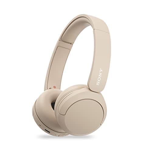 Sony WH-CH520, Wireless On-Ear Bluetooth Headphones with Mic, Upto 50 Hours Playtime, DSEE Upscale, Multipoint Connectivity/Dual Pairing, Voice Assistant App Support for Mobile Phones (Beige) - Image 2