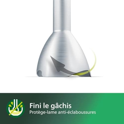 Philips Daily Blender Collection ProMix Hand Blender - 650 W Power, Anti-Splash Technology, Ergonomic Design, One-Button Release System (HR2534/00) - Image 5