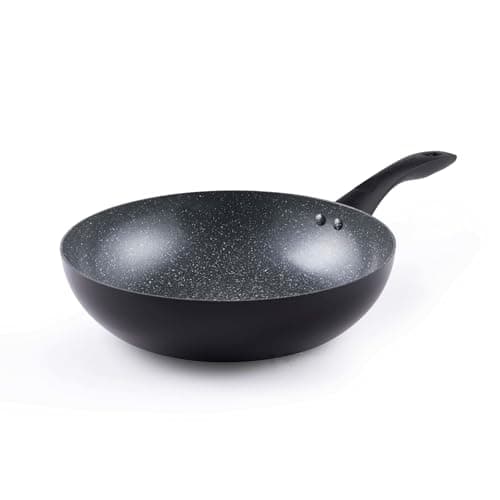 Progress Induction Wok 28 cm Aluminium, Tefal Style Wok Pan with Ceramic Coating, PFAS Free, Professional Quality, Suitable for All Cookers, Premium Design with Ergonomic Handle - Image 3
