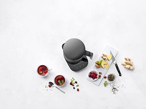 ZWILLING Electric Kettle Pro, 1.5 Liters, 1850W, 220-240V, LCD Display, Adjustable Temperature, EU Plug, Black, Enfinigy Series - Image 7