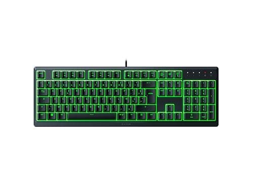 Razer Ornata V3 X - Low Profile Gamer Keyboard (Switches with Silent Membrane Switches, Ergonomic Wrist Rest, RGB Chroma, UV Varnished ABS Keys) AZERTY Keyboard | Black - Image 3