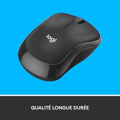 Logitech M220 Silent Wireless Mouse, 2.4 GHz with USB Receiver, 1000 DPI Sensor Resolution, 18 Months Battery, Ambidextrous, Compatible with PC, Mac, Laptop – Grey - Image 7