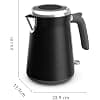 Tefal Collection, Stainless steel kettle, Easy filling and cleaning, Black, KI6668E0 - Image 4