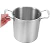 Cabilock Marmite à Soupe Acier Inoxydable Cocotte pour Friture et Cuisson Casserole avec Double Poignée Compatible Gaz et Induction Usage Domestique et Professionnel - Image 5