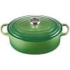 Le Creuset Signature 21178274082430 Cast Iron Casserole Dish Oval with Lid, Diameter 27 cm, Suitable for All Hobs and Induction 4.1 L, 4.4 kg, Bamboo - Image 2