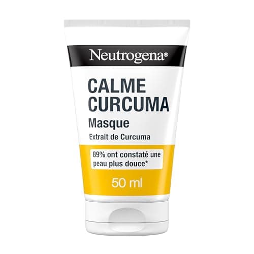 Neutrogena – Masque Calme Curcuma (tube de 50 ml) – Masque pour le visage à l'extrait de curcuma – 89% ont constaté une peau plus douce* - Image 3