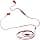 JBL Tune 310C Hi-Res Wired Earbuds, Pure Bass JBL Sound, USB-C Connection, Tangle-Free Flat Cable, Three Key Remote Control with Microphone, Red - Image 2