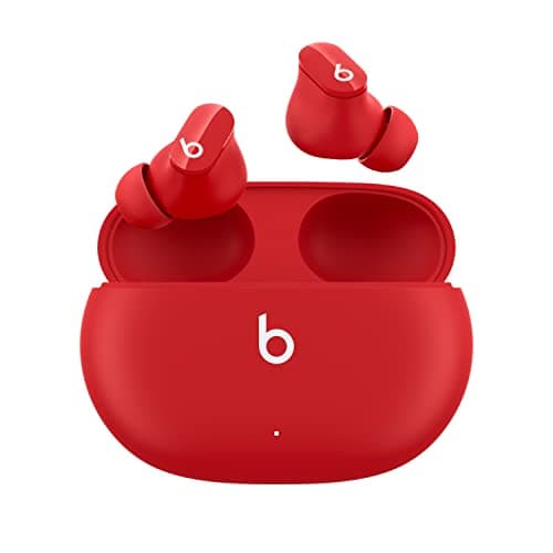 Beats Studio Buds - Full Wireless Noise Cancelling Headphones - Sweatproof Headphones Compatible with Apple and Android Devices - Bluetooth® Technology - Red - Image 2