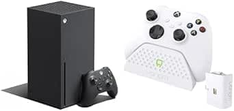 Microsoft Xbox Series X + Venom Station de chargement avec batterie rechargeable - Blanc Series X & S One