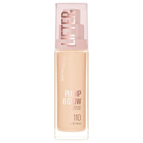 Maybelline New York Lifter Plump & Glow - Foundation - Plumps & Brightens Instantly - Even, Lifted & Radiant Finish - Shade 110 - 30ml - Image 2