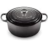 LE CREUSET Signature 0024147267492 Casserole Dish Round Cast Iron Flint 26 cm - Image 2