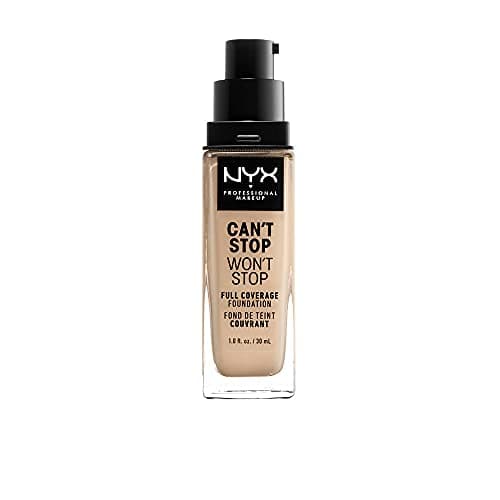 NYX Professional Makeup Can't Stop Won't Stop Liquid Foundation, Waterproof, Matte Finish, Vegan Formula, Shade : Nude (06.5) - Image 3