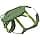 Kurgo Waterfall Dog Harness - Hiking Camping Pet Backpack Small Green - Image 2