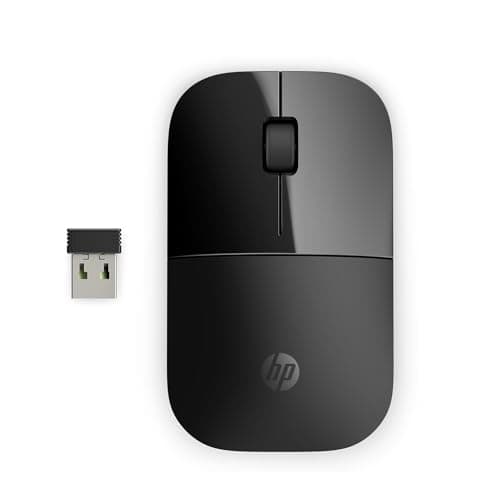 HP Z3700 Slim 2.4GHz Wireless USB Mouse Black with Blue LED Optical Sensor 1200dpi, Up to 16 Months Battery Life - Image 2