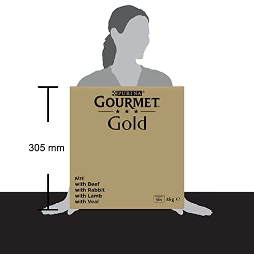 GOURMET | GOLD | Muslin | Cat | Rabbit, Beef, Veal, Lamb | Single Servings | Boxes | 96 x 85g - Image 7